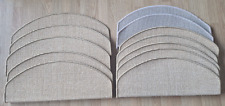 12x Sisal Stufenmatten Teppich für Treppen selbstklebend beige 65x24cm NEU!