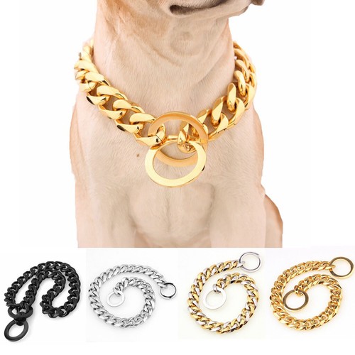 Edelstahl choker 15mm luxus - edelstahl,