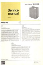 Philips Service Manual für MFB-Box 22 RH 532  Copy