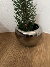 Keramik Deko Silber Übertopf