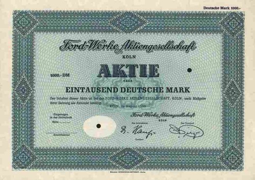 Ford werke 1950 - werke, automobil