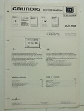 Grundig TV Service Manual CUC