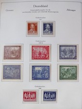 Gedenkmarken 1947 / 1948