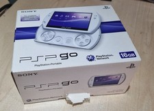 Sony PSP Go 16g Handheld-System Pearl White OVP Near Mint CFW PlayStation