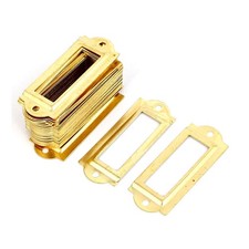 50stk Etikettenrahmen Metall