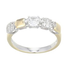 Weißer Topas Goldplattierter