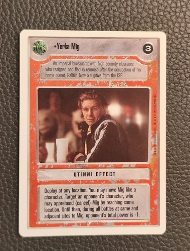 Star wars ccg yerka mig - ccg,