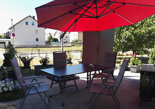 Sonnenschirm Schneider Bermuda rot Ampelschirm 3,40 m Durchmesser, neuwertig