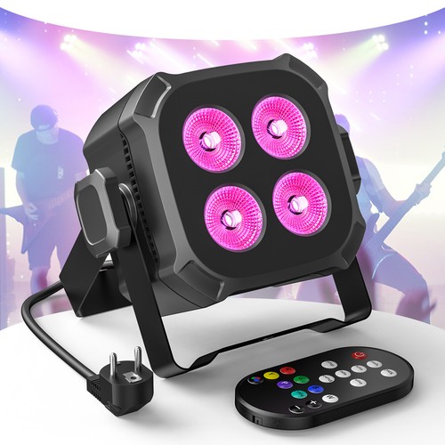 80w rgbwyp cyan 4led par - par, wash