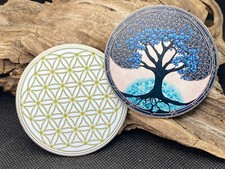 2x Scheibe Lebensblume Lotus