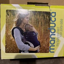 manduca FIRST Babytrage Baby und Kindertrage mit Rückenverlängerung, Night Black