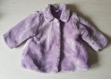 ADAMS (UK) süße Baby FELLJACKE Jacke MANTEL Fell 86 12-18mon WEICH warm NEUw