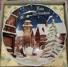 Weihnachtsteller Porzellan