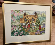 Vintage gerahmtes Nadelspitze