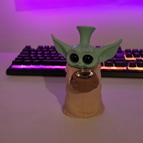 Baby yoda glas wasserpfeife - glas,