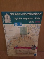 Seekarte NV Atlas Nordfriesland Sylt bis Helgoland Eider DE 10 2015