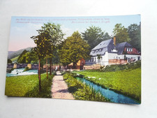 AK Bockau Erzgebirge Gaststätte Rechenhaus Mulde Wehr 1930 Zschorlau W. Vogel