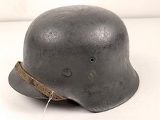 Heer, Stahlhelm Modell 1942. In allen Teilen original und zusammengehörig, EF68
