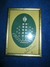 Stickbild Lochstickerei  Frohe