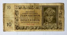 10 Kronen, Protektorat Böhmen
