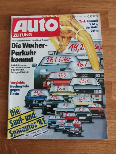Auto zeitung 1981 fiat - auto,