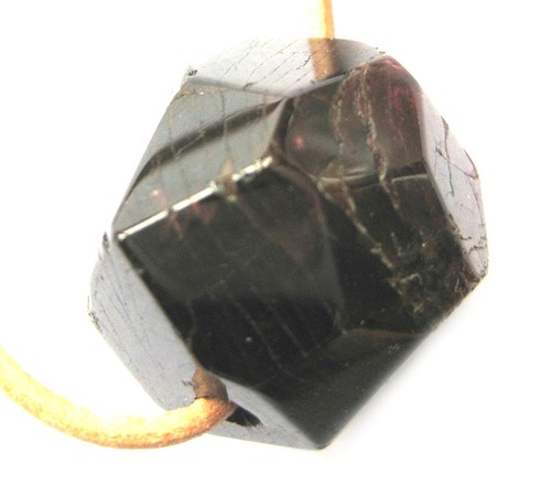Trommelstein gebohrt granat - trommelstein,