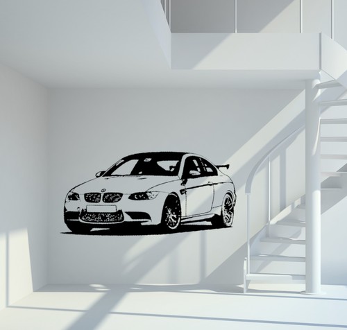 Wandtattoo bmw e92 - bmw, gts