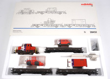 Märklin H0 28451 Gleisbau-Zug Strakton mit Diesellok Herma Unbespielt ZYAH/12366