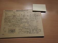 Hagenuk  769 W     Röhrenradio Schaltbild      ! keine Kopie!