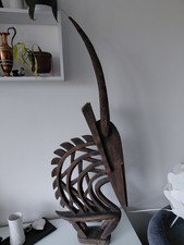 Antike Afrikanische Holzkunst/ Schnitzerei Bamana Chi Wara Ci