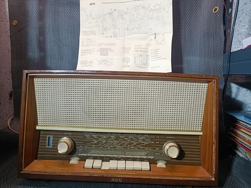Röhrenradio aeg super - aeg, banjo