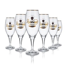 6x Radeberger Glas 0,4l Pilsener Glas Pokalglas Biertulpe Gläser Set Brauerei