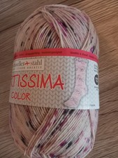 Schoeller + Stahl Fortissima Color Sockenwolle Lifestyle creme rosa 4fach 100 g