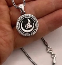 Bozkurt Hilal Wolf &60cm Fuchsschwanz Kette 925 Silber Kurt OSMANLI Türk Göktürk