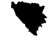 2x Auto Aufkleber Bosnien "Bosna i Hercegovina" Bosnia 11cm Sticker Decal