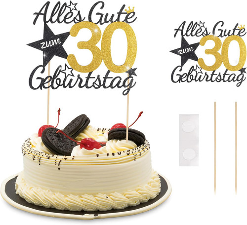 Tortendeko jahre cake - tortendeko, 30