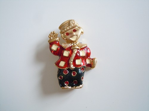 Brosche massiv clown email - brosche,