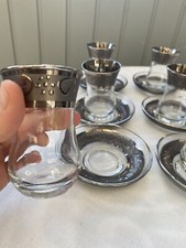 orientalische Teegläser Set inkl. Untertassen für 6 Personen 