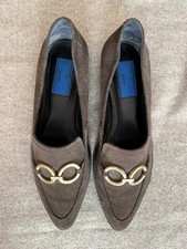 JOOP! Schuhe - Ballerinas Gr. 39, braun, Veloursleder