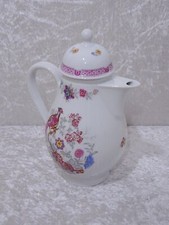 7ySVup - Kaffeekanne Kahla DDR Porzellan Design Fasan Paradiesvogel - Vintage