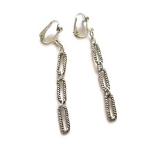 Ohrclips Clips silbef lang 7