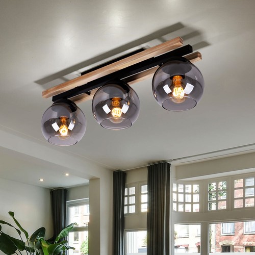 Deckenlampe holzleuchte - deckenlampe,