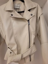 Lederjacke Imitat Damen