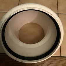 Rehau Schalldämmender Raupiano Plus Bogen DN 125-45° Abfluss Rohr Weiß Gummi Dic