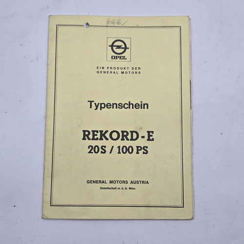 Opel rekord 20s - opel,