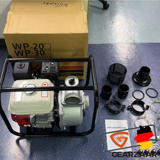 Benzin Wasserpumpe 6,5PS Gartenpumpe 4 Takt Motorpumpe 3 Zoll Kreiselpumpe 30m