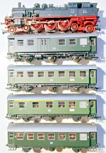 5er konvolut zug h0 - p-zug,