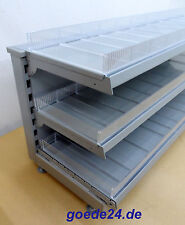 Tego 1,25m Regal m. 34 Fächer Trenner Tresen Aufsatz Kiosk Tego/Eden/Vendox