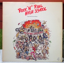 RAMONES -  Rock 'N' Roll High School - Soundtrack -  SIRE USA Import 1979 - LP