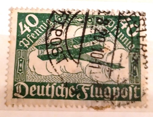 Briefmarke deutsche flugpost - flugpost,